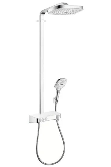 Hansgrohe Raindance Select E Showerpipe 300 3jet With Showertablet Select 300 detail view - Image 2