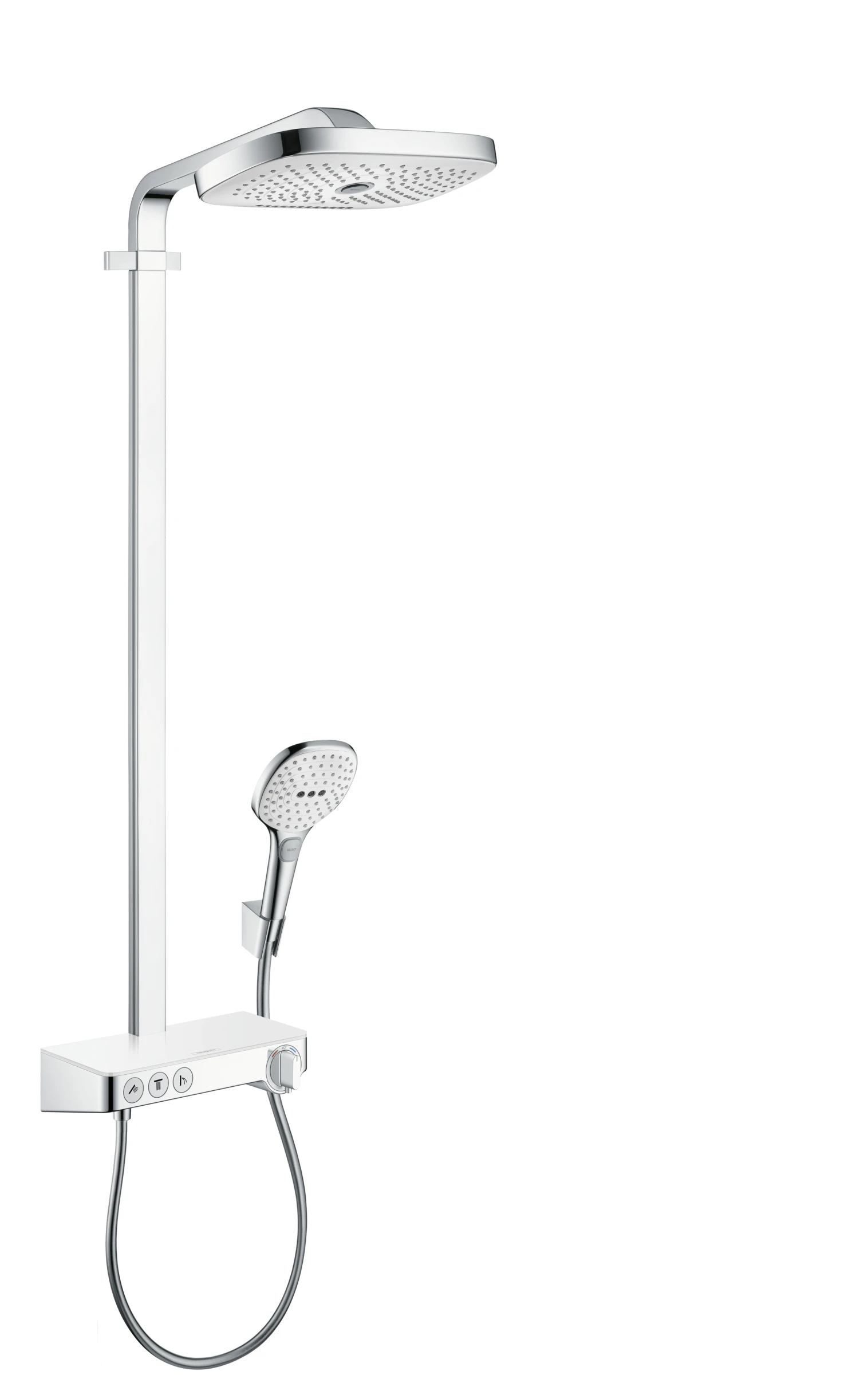 Hansgrohe Raindance Select E Showerpipe 300 3jet With Showertablet Select 300