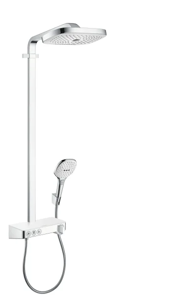 Hansgrohe Raindance Select E Showerpipe 300 3jet With Showertablet Select 300