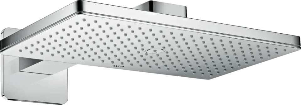 Axor Showersolutions Overhead Shower 460/300 1jet With Shower Arm And Softsquare Escutcheon Chrome product image - Image 1