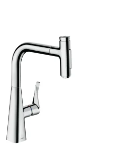 Hansgrohe Metris Select M71 Single Lever Kitchen Mixer With Pull-out Spray Chrome