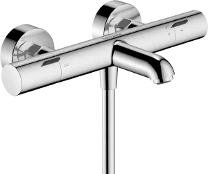 Hansgrohe Ecostat Fine Thermostatic Bath Filler Mixer Exposed 366 X 226 X 103mm Chrome