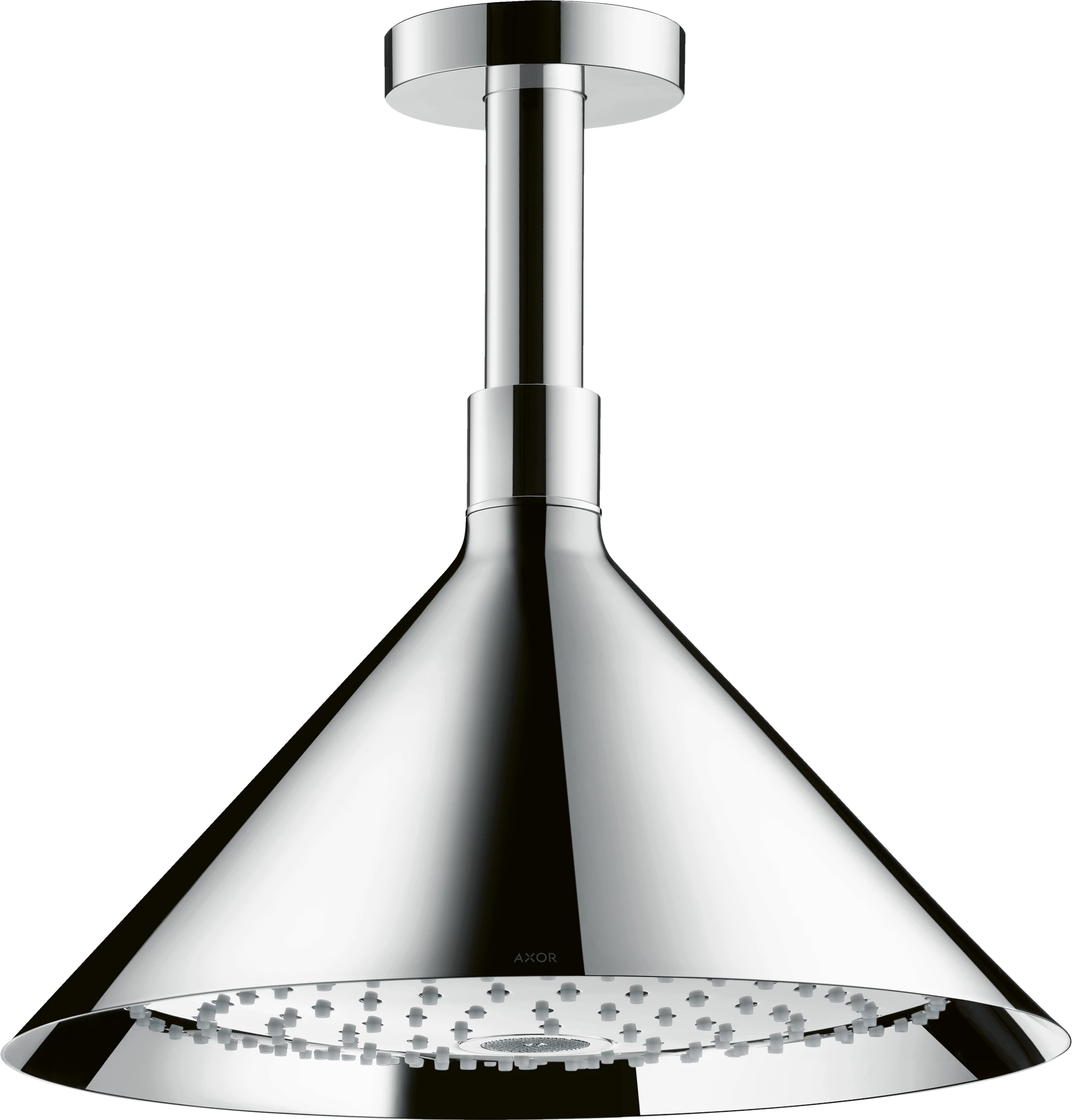 Axor Showers/front Overhead Shower 240 2jet With Ceiling Connector Chrome