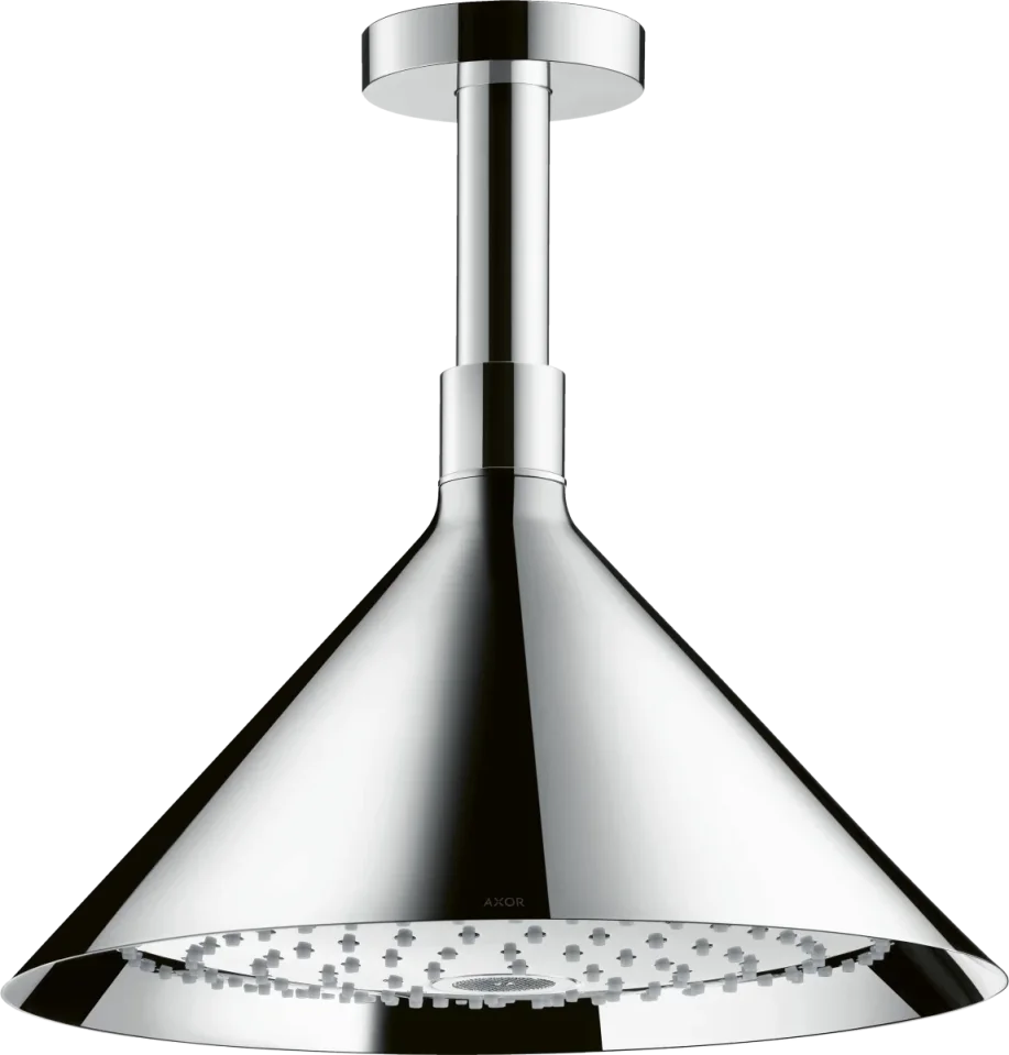 Axor Showers/front Overhead Shower 240 2jet With Ceiling Connector Chrome product image - Image 1