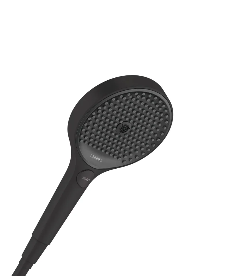 Hansgrohe Rainfinity Hand Shower 130 3jet Ecosmart 9 L/min Matt Black product image - Image 1