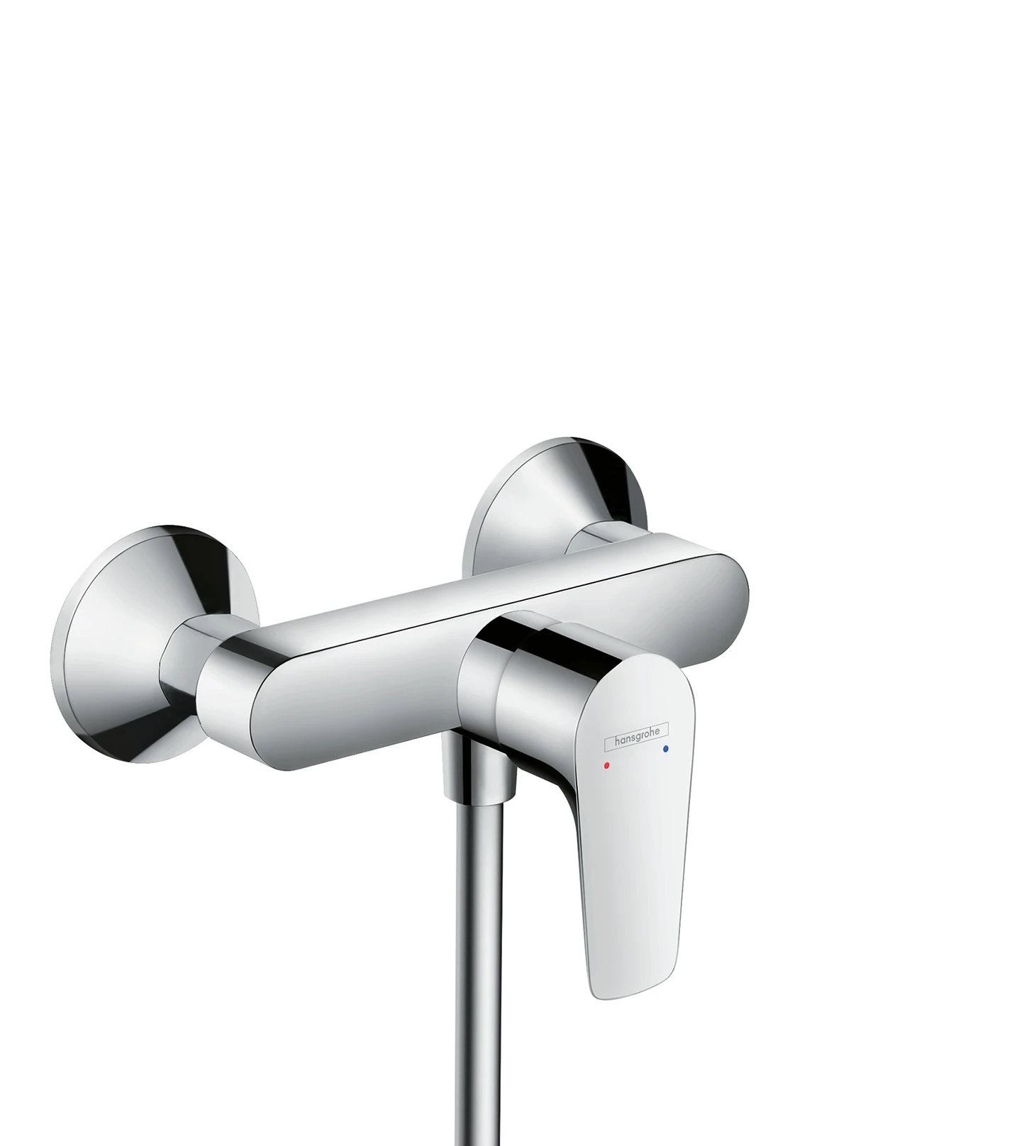Hansgrohe Talis E Single Lever Manual Shower Mixer For Exposed Installation Chrome