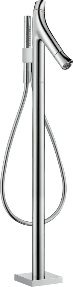 Axor Starck Organic Thermostatic Bath Mixer Floor-standing Chrome product image - Image 1