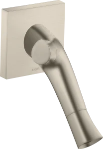 Axor Starck Organic 2-handle Basin Mixer For Concealed Installation Wall-mounted With Spout 187 Mm Brushed Nickel