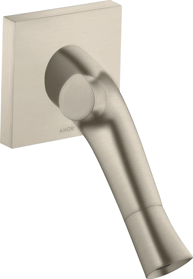 Axor Starck Organic 2-handle Basin Mixer For Concealed Installation Wall-mounted With Spout 187 Mm Brushed Nickel product image - Image 1