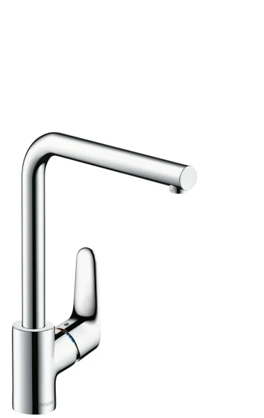 Hansgrohe Focus M41 Single Lever Kitchen Mixer 280 Ecosmart, Single Spray Mode Chrome