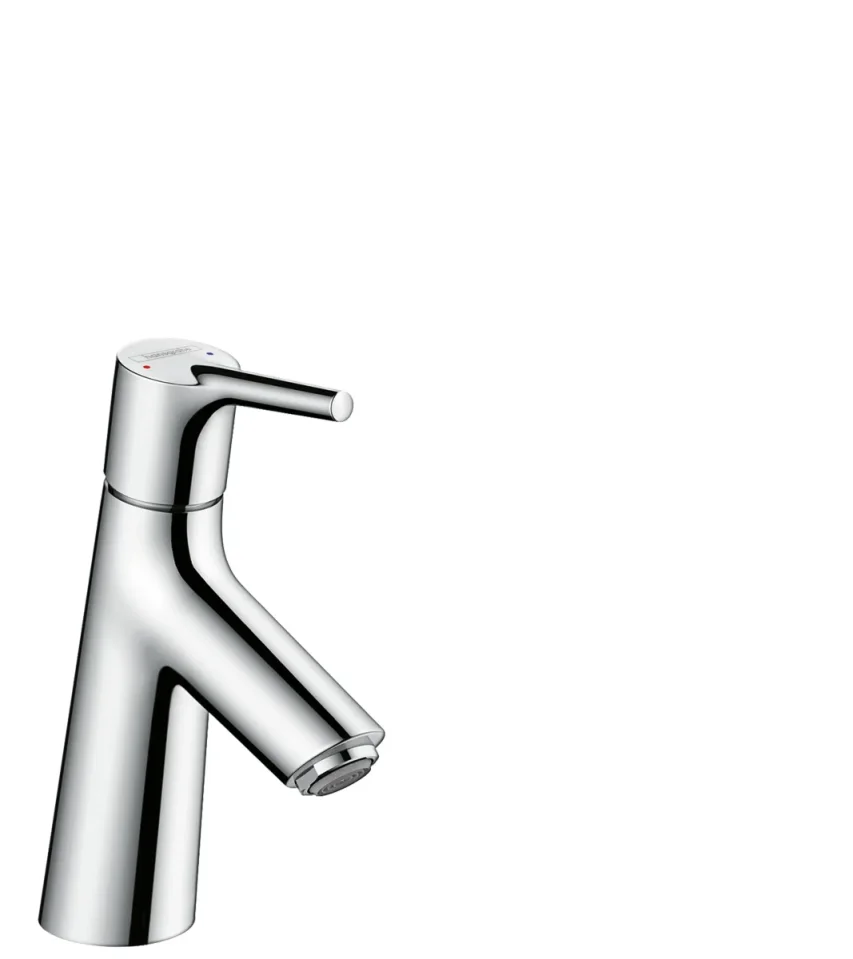 Hansgrohe Talis S Single Lever Basin Mixer 80 With Push-open Waste Chrome product image - Image 1