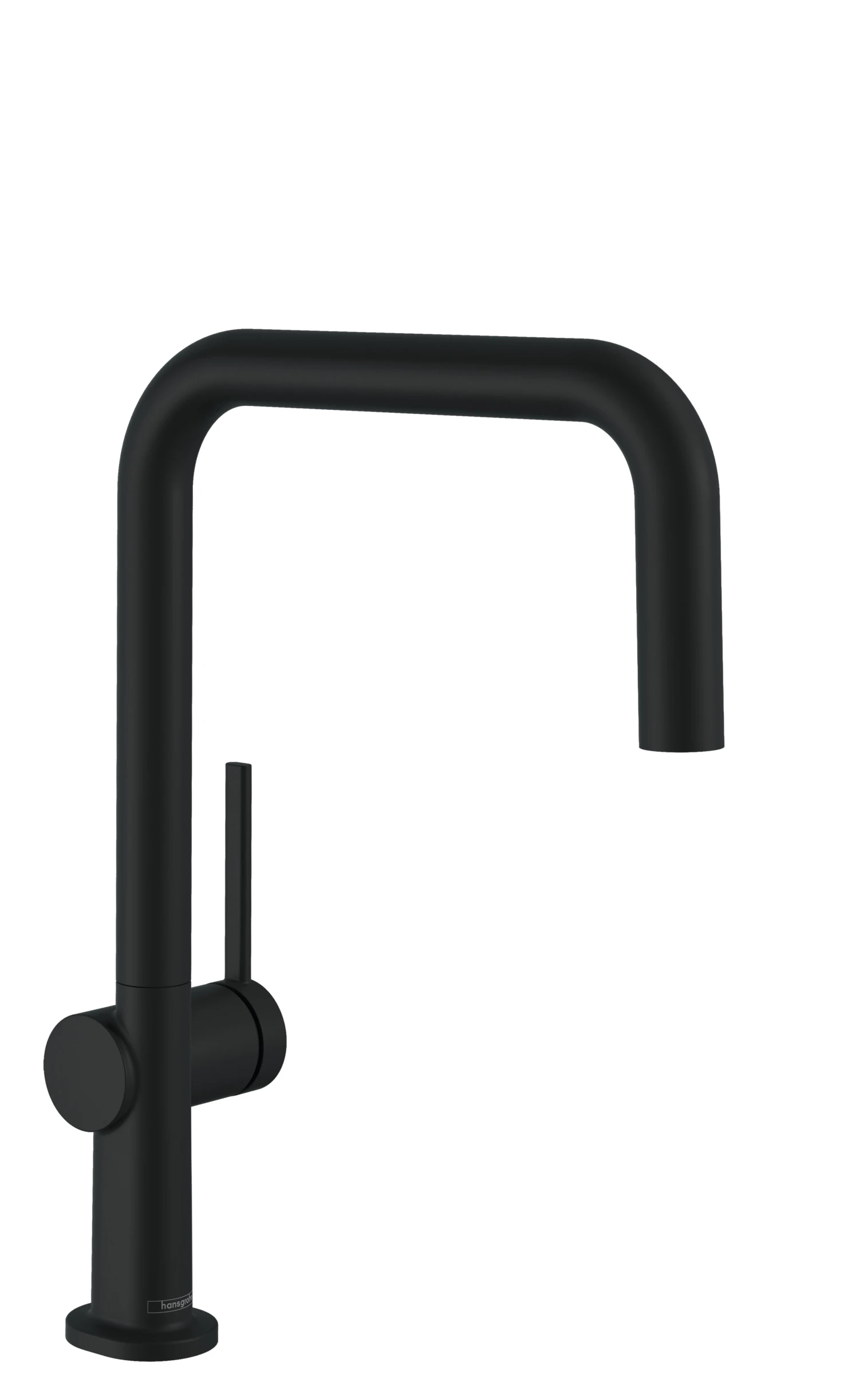 Hansgrohe Talis M54 Single Lever Kitchen Mixer U 220, Single Spray Mode Matt Black