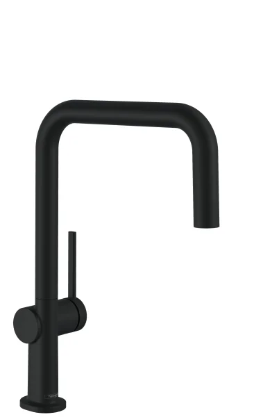 Hansgrohe Talis M54 Single Lever Kitchen Mixer U 220, Single Spray Mode Matt Black