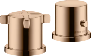 Axor Citterio E Thermostatic Bath Filler Concealed 130 X 110 X 87mm Rose Gold/gold - Polished