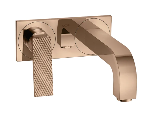 Axor Citterio Manual Mixers 257 X 235 X 81mm Rose Gold/gold - Polished