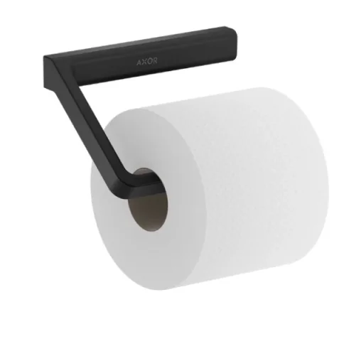 Axor Universal Softsquare Toilet Roll Holders 242 X 229 X 68mm Black - Matt product image - Image 1