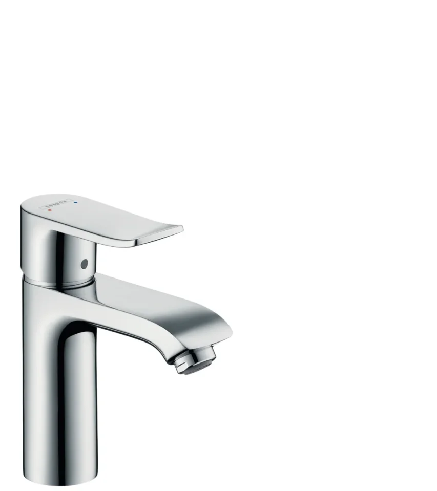 Hansgrohe Metris Single Lever Basin Mixer 110 Lowflow 3.5 L/m With Pop-up Waste Chrome product image - Image 1