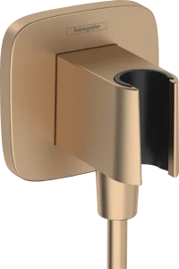 Hansgrohe Fixfit Q Wall Outlet 130 X 110 X 90mm Bronze - Brushed