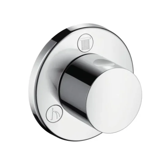 Hansgrohe Manual Shut-off & Diverter Valves 229 X 244 X 70mm Chrome detail view - Image 2