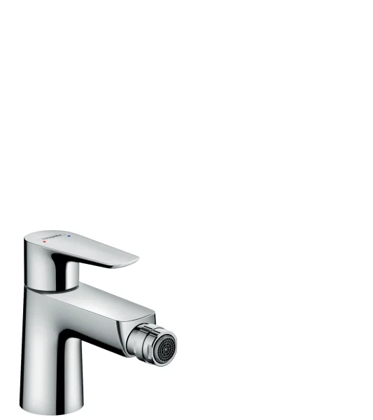 Hansgrohe Talis E Single Lever Bidet Mixer With Push-open Waste Chrome