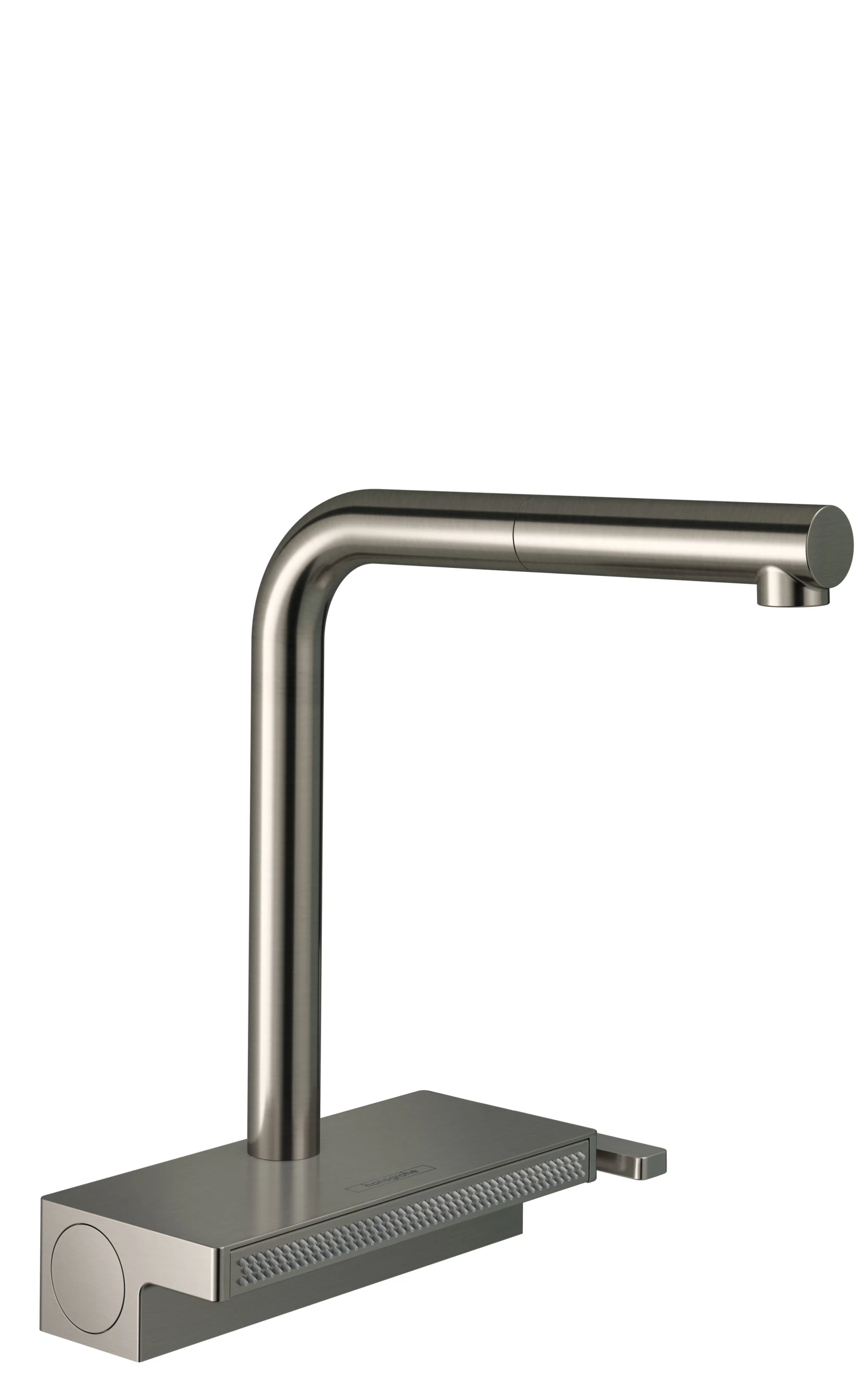 Hansgrohe Aquno Select M81 Single Lever Kitchen Mixer 250 With Pull-out Spout And Sbox, 2 Spray Modes Stainless Steel