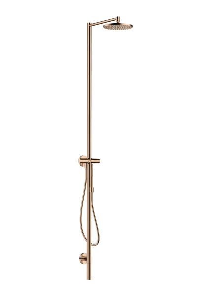Axor Starck Shower Columns 1190 X 375 X 230mm Rose Gold/gold - Polished
