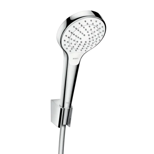 Hansgrohe Croma Select S Shower Holder Set 110 Vario With Shower Hose 125 Cm detail view - Image 2