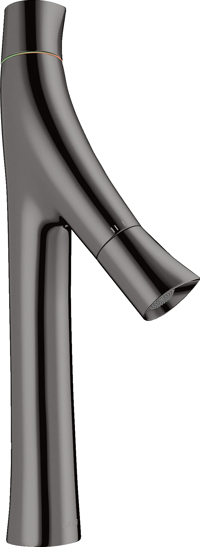 Axor Starck Organic 2-handle Basin Mixer 170 For Wash Bowls With Waste Polished Black Chrome