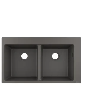Hansgrohe S51 S510-f770 Built-in Sink 370/370 Grey