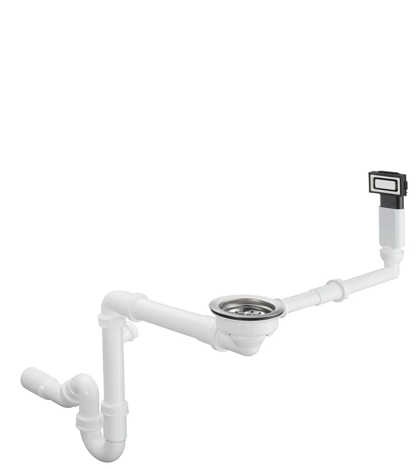 Hansgrohe Manual Waste And Overflow Set For Single Bowl Stainless Steel