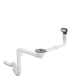 Hansgrohe Manual Waste And Overflow Set For Single Bowl Stainless Steel