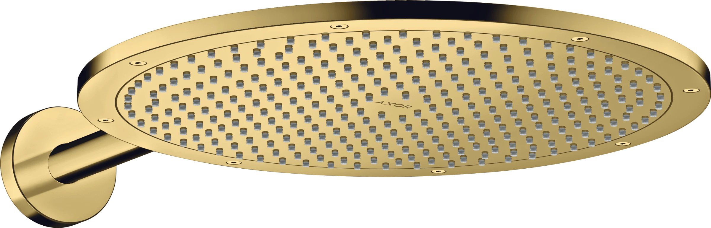 Axor Showersolutions Overhead Shower 350 1jet With Shower Arm Gold Polished