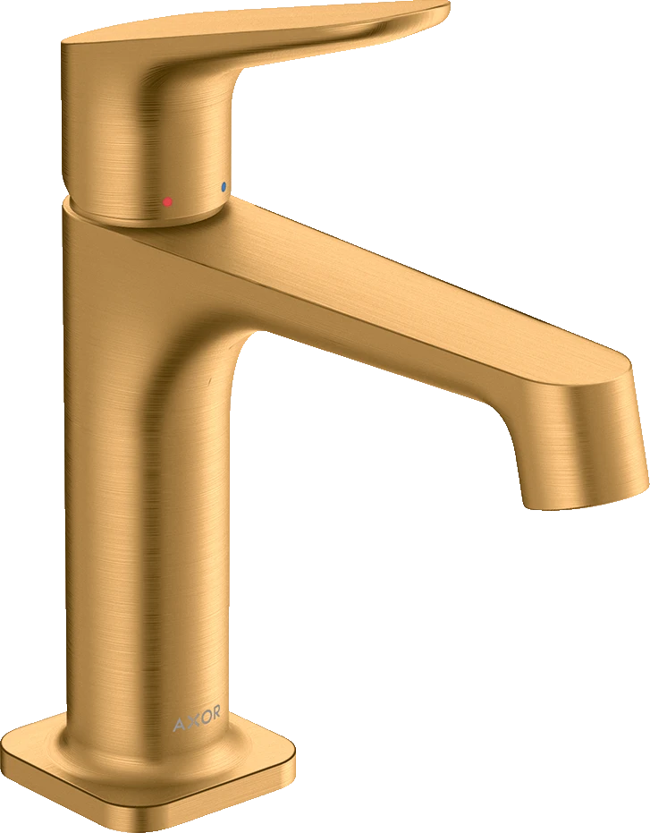 Axor Citterio M Single Lever Basin Mixer 100 With Waste Gold Brushed