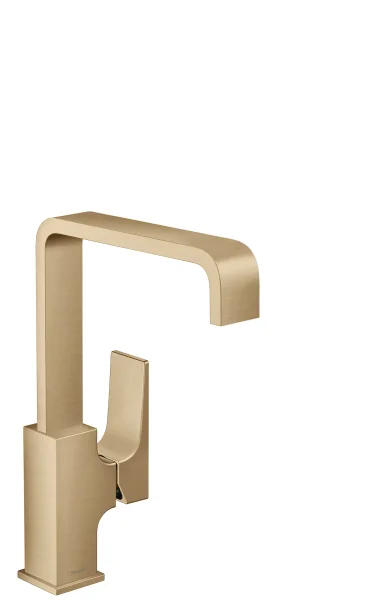 Hansgrohe Metropol Single Lever Basin Mixer 230 With Lever Handle And Push-open Waste Brushed Bronze