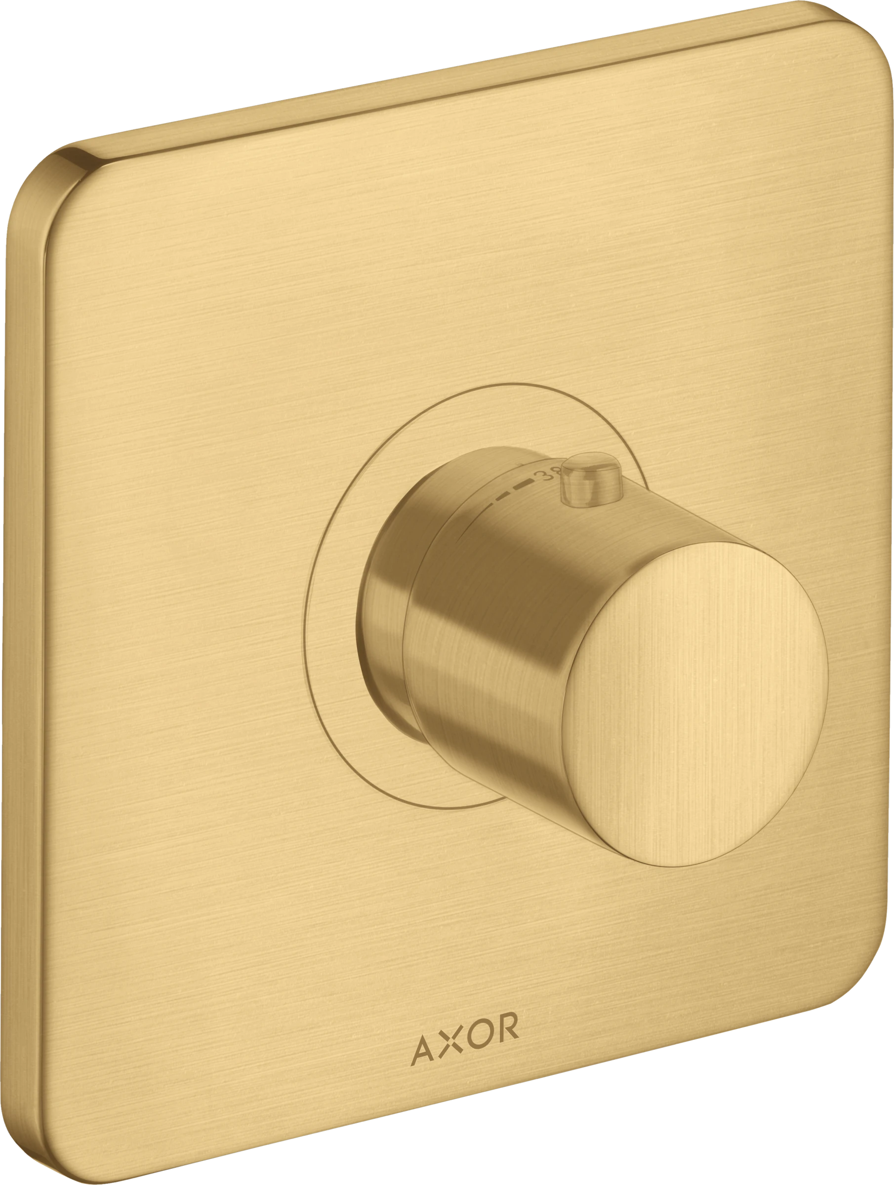 Axor Citterio M Thermostatic Mixer Highflow For Concealed Installation Gold Brushed