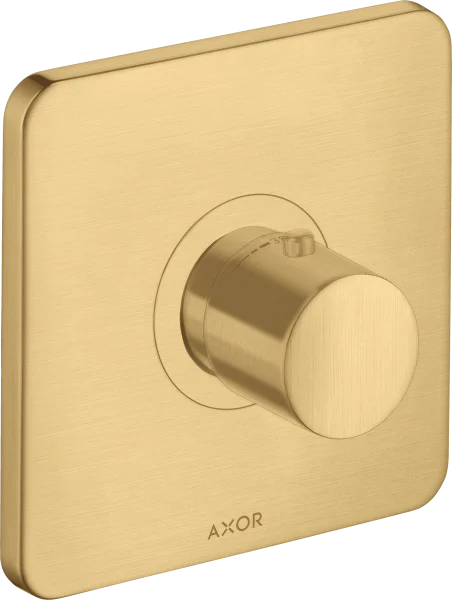Axor Citterio M Thermostatic Mixer Highflow For Concealed Installation Gold Brushed