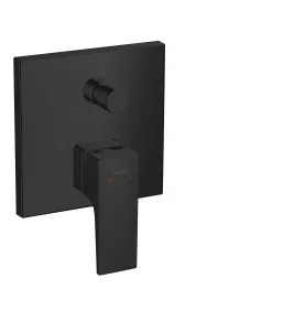 Hansgrohe Metropol Single Lever Manual Bath Mixer For Concealed Installation With Lever Handle And Integrated Backflow Prevention Matt Black