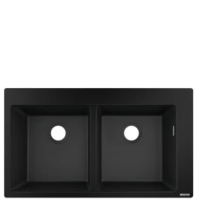 Hansgrohe S51 S510-f770 Built-in Sink 370/370 Black