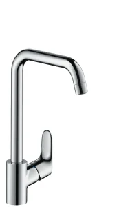 Hansgrohe Focus M41 Single Lever Kitchen Mixer 260 Ecosmart, Single Spray Mode Chrome