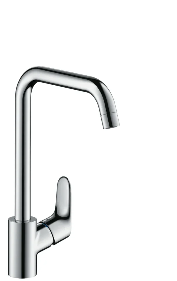 Hansgrohe Focus M41 Single Lever Kitchen Mixer 260 Ecosmart, Single Spray Mode Chrome product image - Image 1