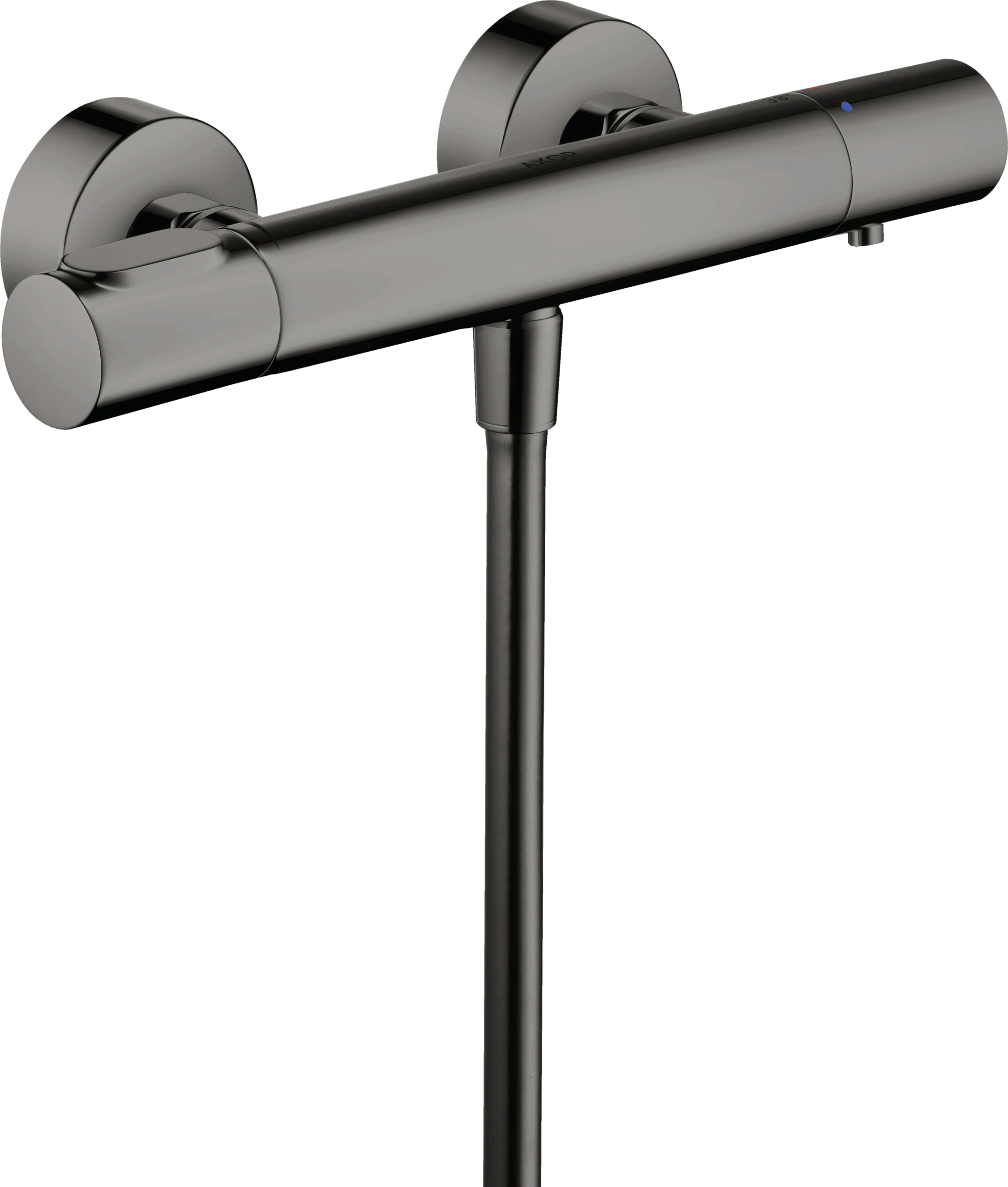 Axor Citterio M Thermostatic Shower Mixer For Exposed Installation Polished Black Chrome