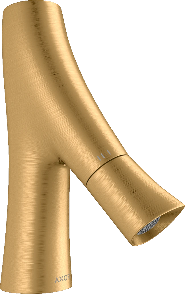 Axor Starck Organic Pillar Tap Without Waste Brushed Brass