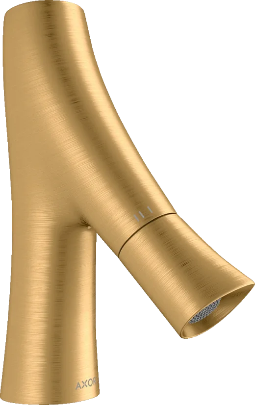 Axor Starck Organic Pillar Tap Without Waste Brushed Brass product image - Image 1