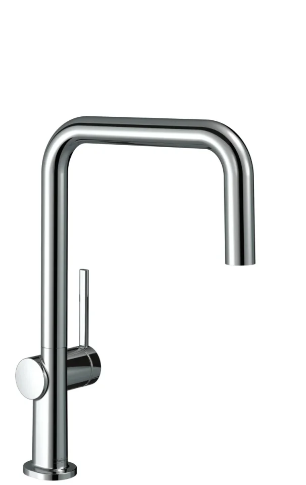 Hansgrohe Talis M54 Single Lever Kitchen Mixer U 220, Single Spray Mode Chrome product image - Image 1