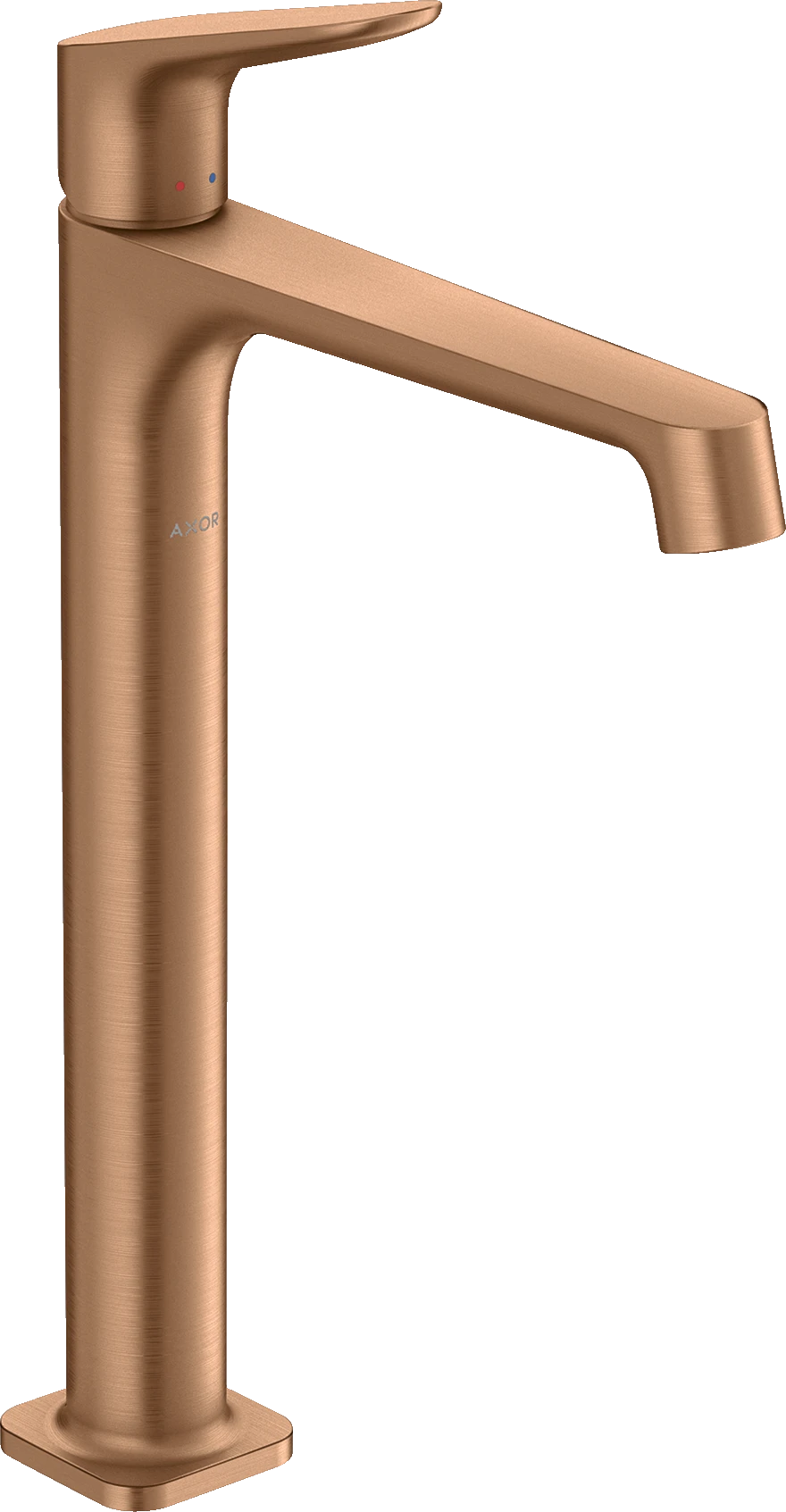 Axor Citterio M Single Lever Basin Mixer 250 For Wash Bowls Without Waste Brushed Bronze