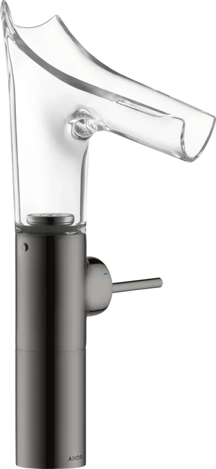 Axor Starck V Single Lever Basin Mixer 220 With Glass Spout For Wash Bowls Without Waste product image - Image 1