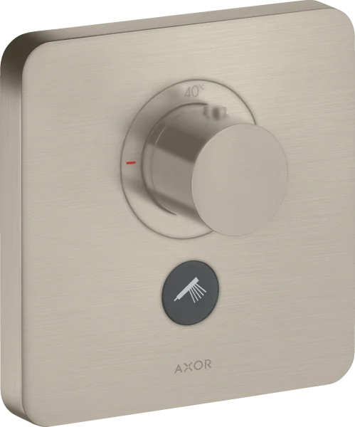 Axor Showerselect Thermostatic Mixer Highflow Softsquare For Concealed Installation For Multiple Outlets Brushed Nickel