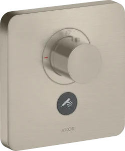 Axor Showerselect Thermostatic Mixer Highflow Softsquare For Concealed Installation For Multiple Outlets Brushed Nickel