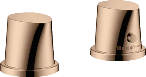 Axor Starck Organic 2-hole Rim-mounted Thermostatic Bath Mixer product image - Image 1