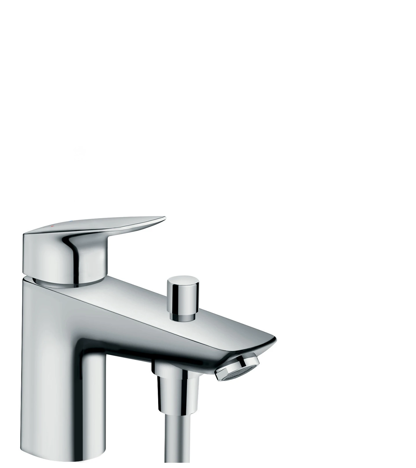 Hansgrohe Logis Single Lever Bath And Shower Mixer Monotrou With 2 Flow Rates Chrome
